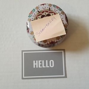 HANDMADE CANDLE  - Strawberry scented